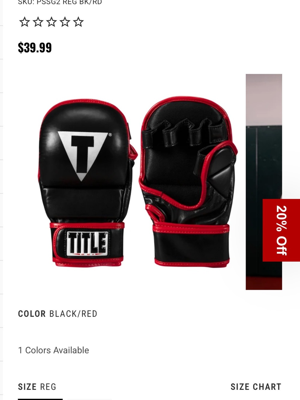 TITLE Kids Black and Red Sparring Mitts